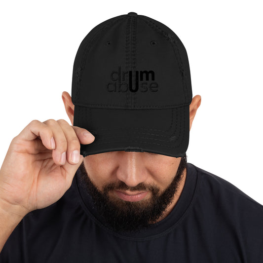 Distressed Blackout Dad Hat