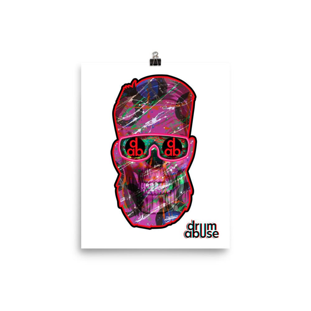 AG SKULL SPLATTER POSTER