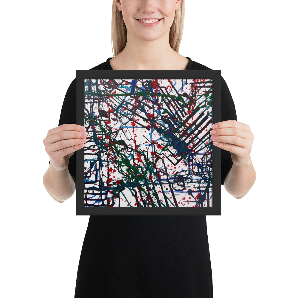 Scene of a Time Framed Poster Print