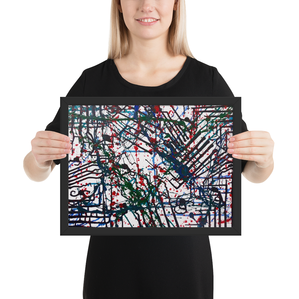 Scene of a Time Framed Poster Print