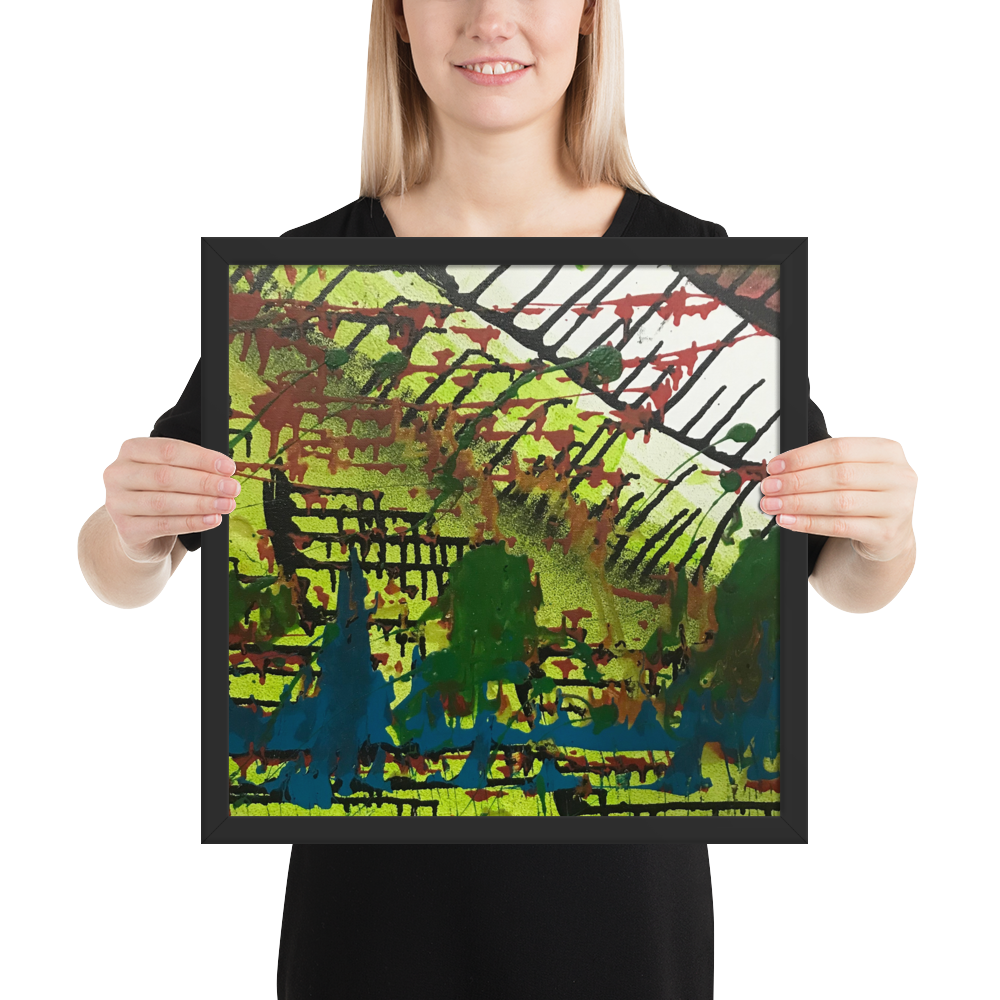 No Zone Framed Poster Print