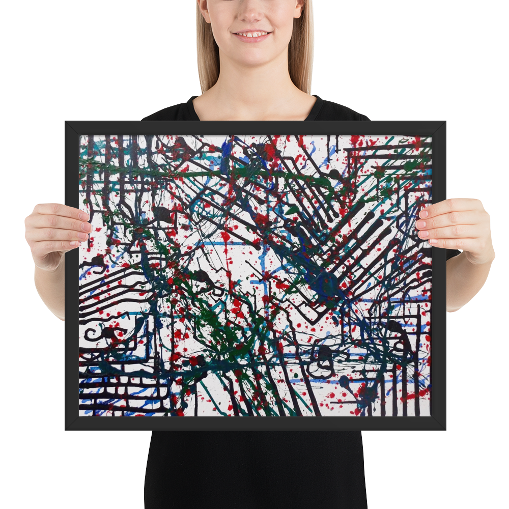 Scene of a Time Framed Poster Print