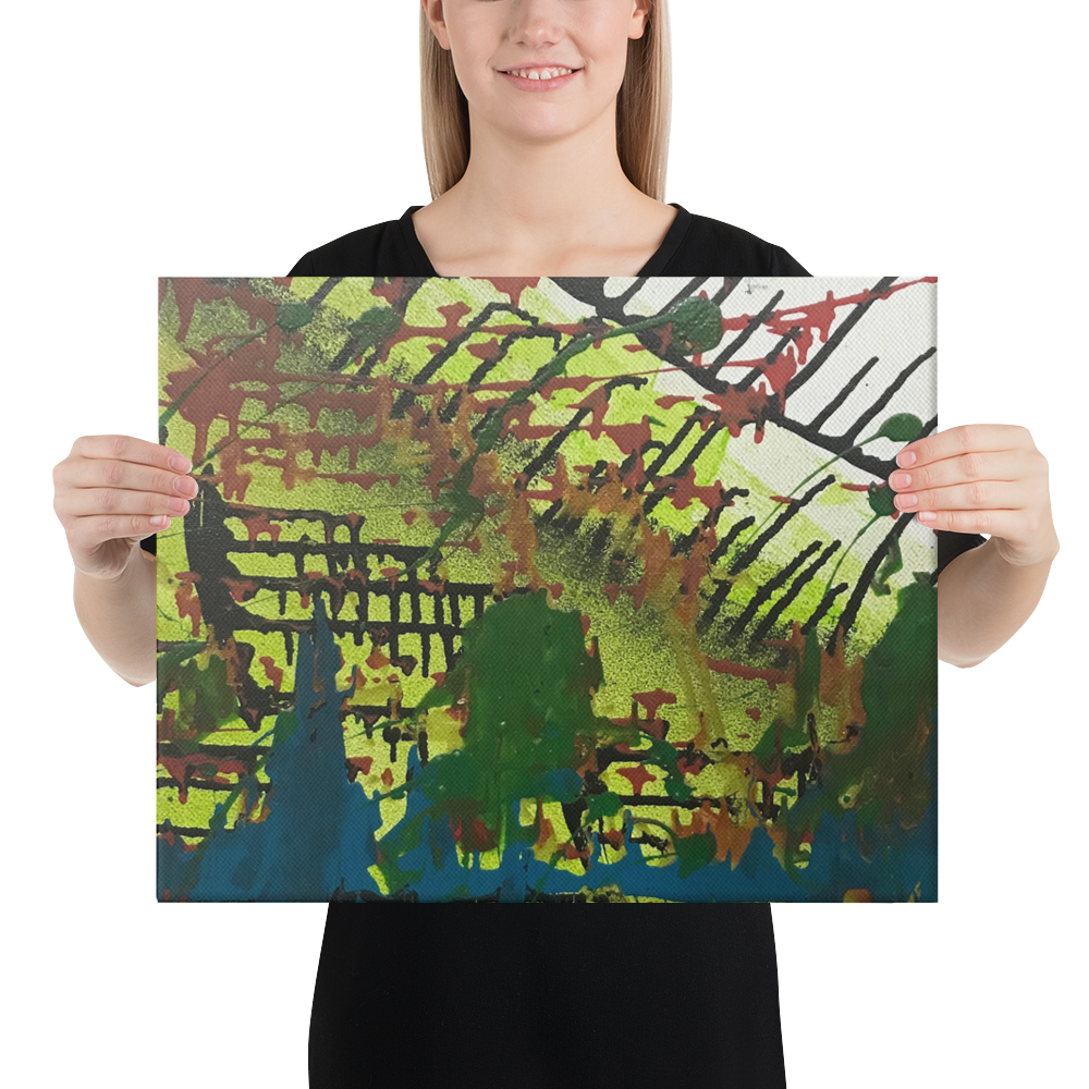 No Zone Canvas Print