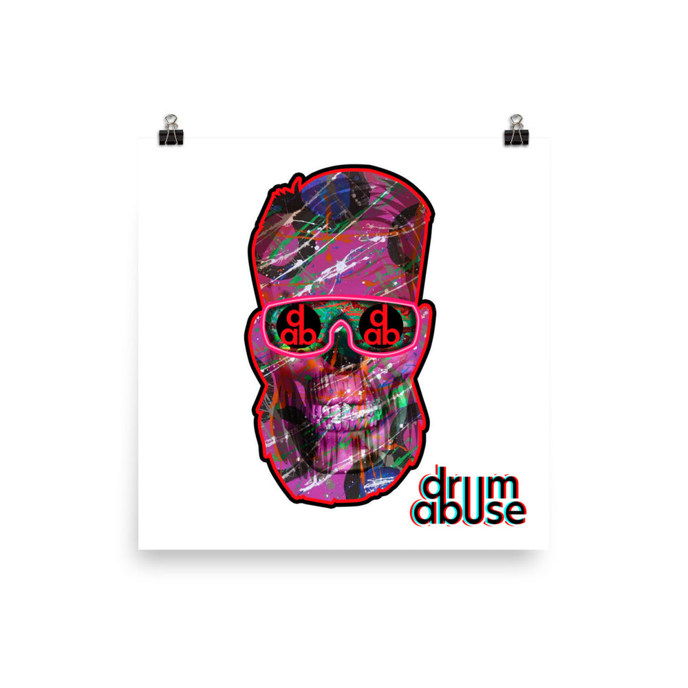 AG SKULL SPLATTER POSTER