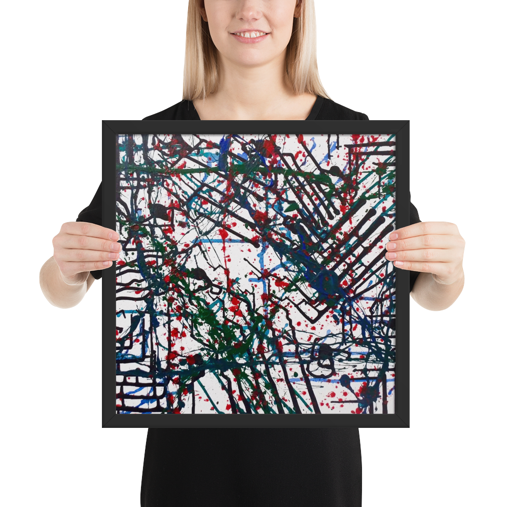 Scene of a Time Framed Poster Print