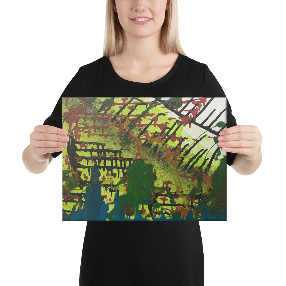 No Zone Canvas Print