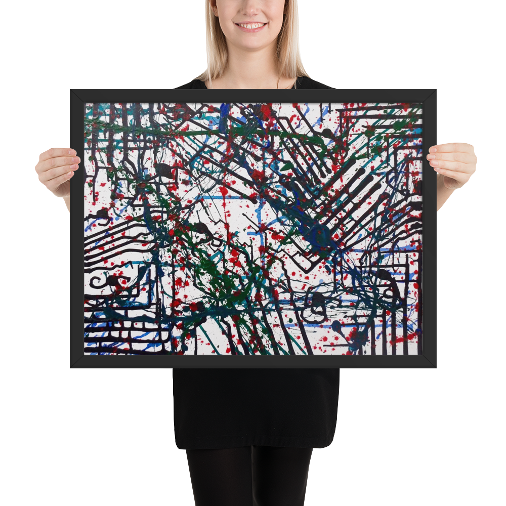 Scene of a Time Framed Poster Print