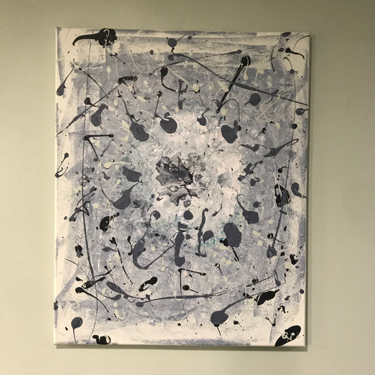 “ORBITAL” Original Splatter Painting