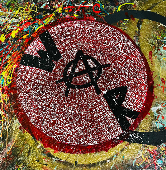 “IWINILOSE” CUSTOM CIRCLE RESIN SPLATTER!