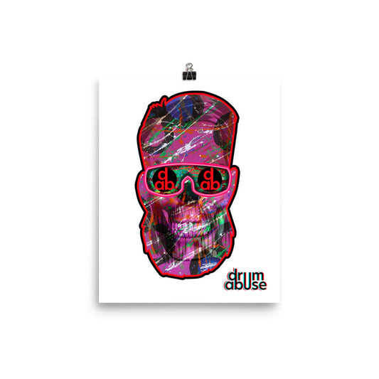 AG SKULL SPLATTER POSTER