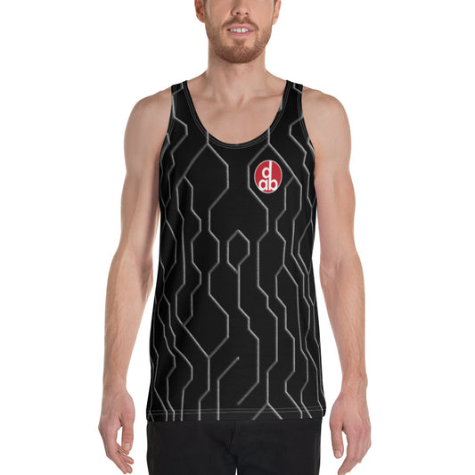 ALL-OVER PRINT TANK w/ INVERTED DRUMWRAP + DAB LOGO