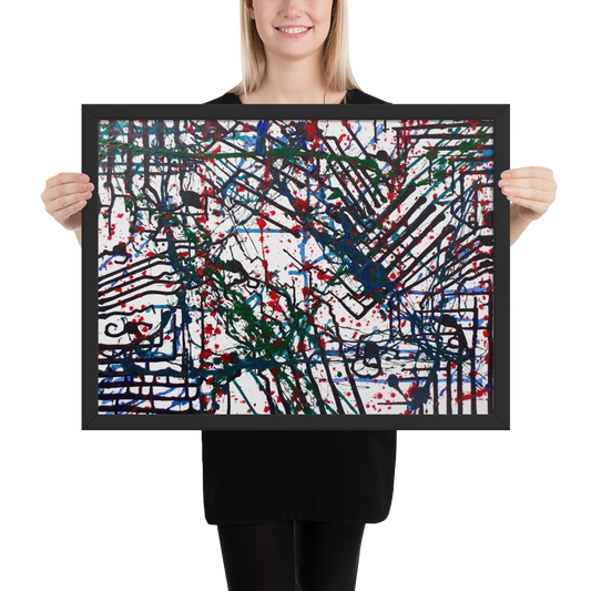 Scene of a Time Framed Poster Print